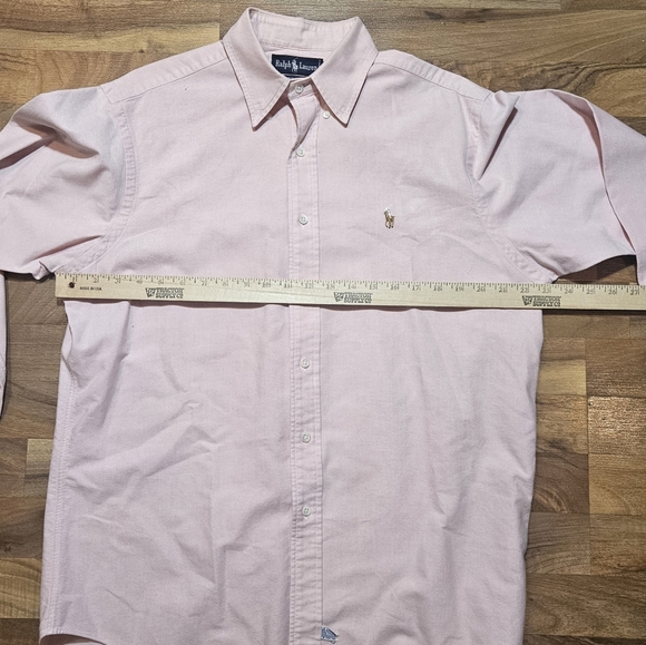 Ralph Lauren Men’s  16-33 Long Sleeve Button Down Pony Logo 100% Cotton Shirt - Picture 5 of 7